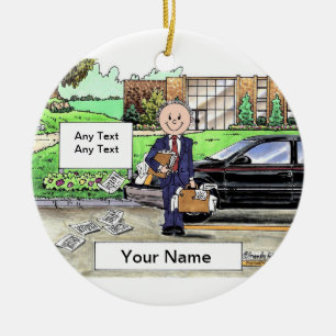 Verkäufer — männlich keramik ornament