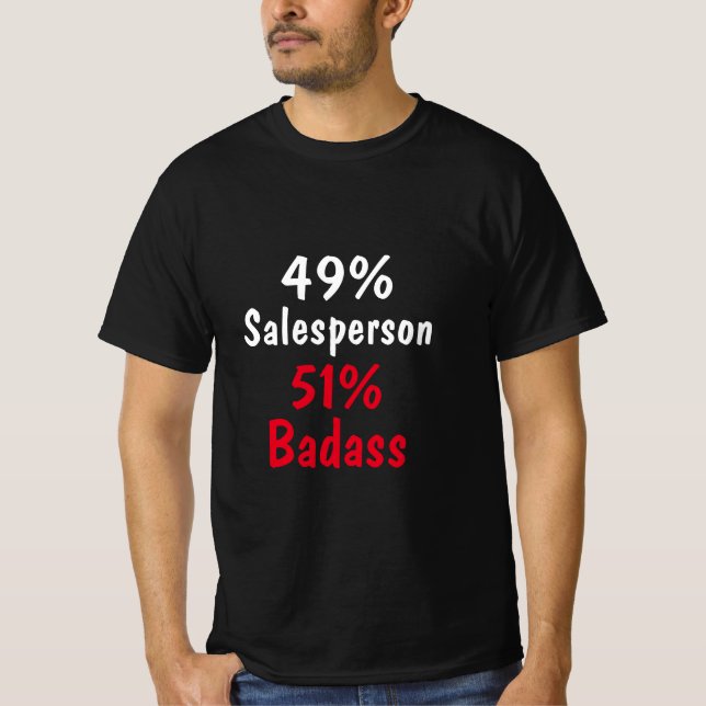 Verkäuferin Badass T-Shirt (Vorderseite)