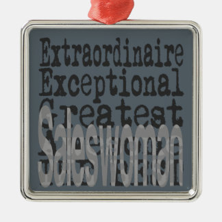 Verkäuferin Ornament Aus Metall