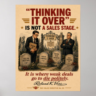 Verkaufs-Nachverfolgungs-Motivationsposter | Rolan Poster