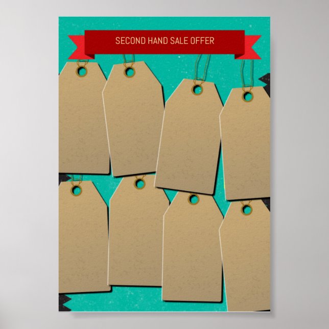 Verkaufsangebot für gebrauchte Waren Poster (Vorne)