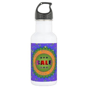 Verkaufsaufkleber Trinkflasche