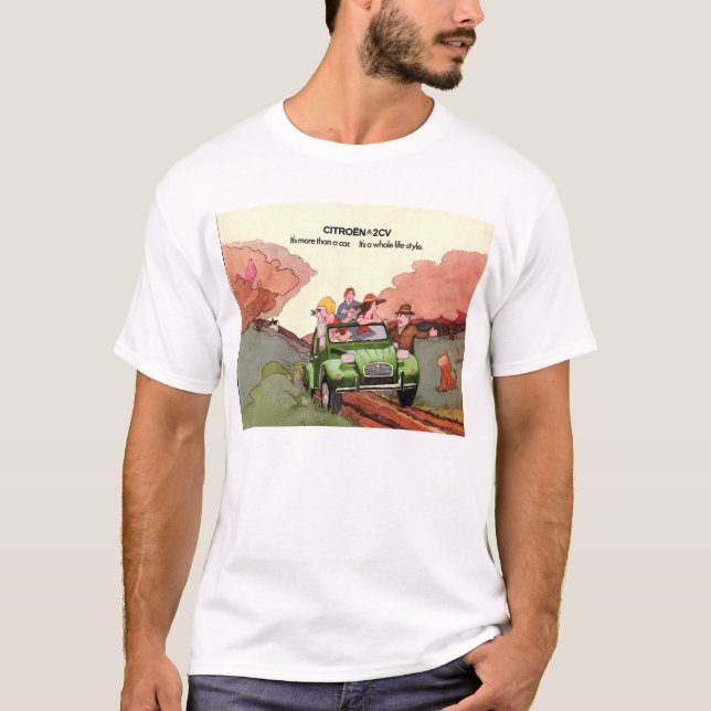 Verkaufsbroschüre Citroen 2CV T-Shirt (Vorderseite)