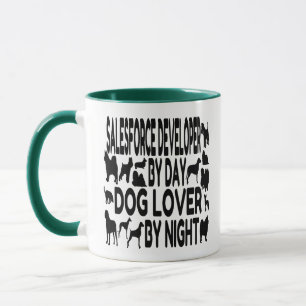 Verkaufsforce Entwickler Hund Lover Tasse
