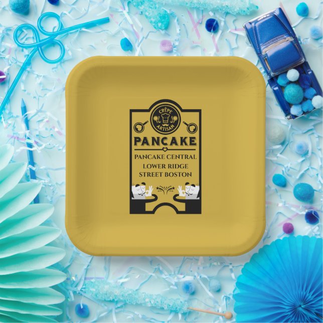 Verkaufsförderung für Pancake Pappteller (Party)