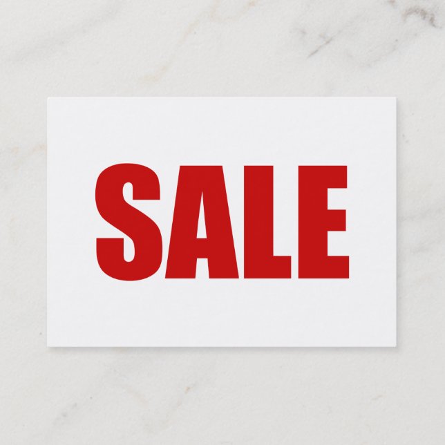 VERKAUFSKARTE VISITENKARTE (Rückseite)