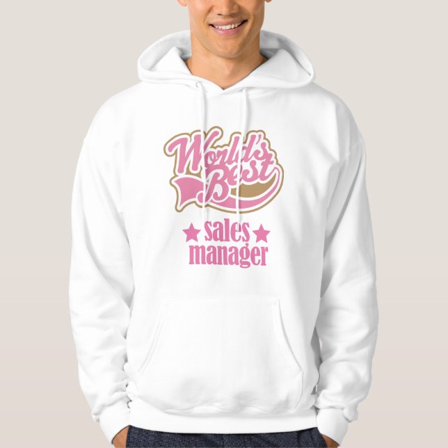 Verkaufsleiter-Geschenk (Welten am besten) Hoodie (Vorderseite)