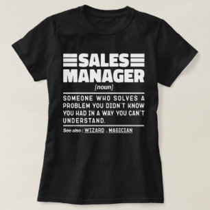 Verkaufsleiter Noun Shop Attendant Humoroke Joke T-Shirt