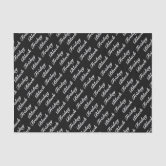 Verkaufsmuster für Schwarze Freitag Seidenpapier