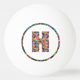VERKAUFSPREIS-ALPHABET-KUNST HHH H HH 3* Klingeln Tischtennisball