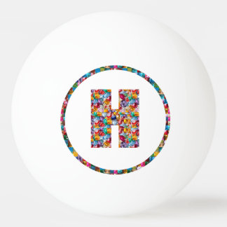 VERKAUFSPREIS-ALPHABET-KUNST HHH H HH 3* Klingeln Tischtennisball
