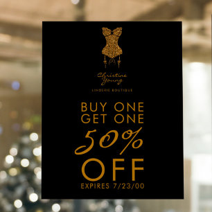 Verkaufsprospekt für Boutiquen im Unterwäsche-Stor Poster