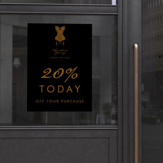 Verkaufsprospekt für Boutiquen im Unterwäsche-Stor Poster (Von Creator hochgeladen)