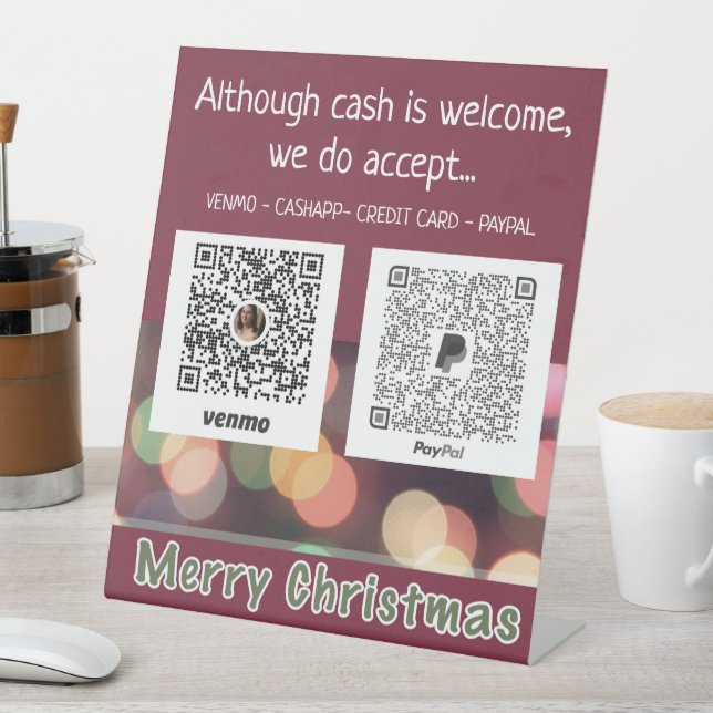 Verkaufsstand für kundenspezifische Weihnachtsfahr Sockelschild (In Situ)