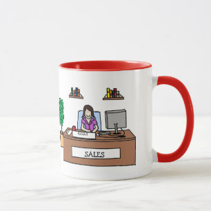 Verkaufsteamgeschenk - kundengerechte tasse