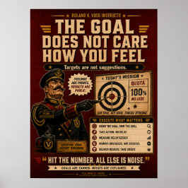 Verkaufsziel-Motivationsposter | Roland K. Voss Poster