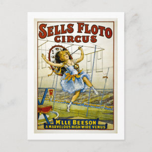 Verkauft Floto 1921 - M'lle Beeson Postkarte
