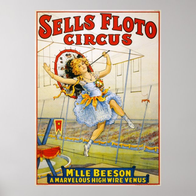 verkauft Floto Circus Poster (Vorne)