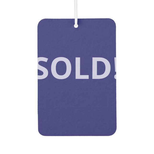 verkauft! Glaubenssatz für Lavendertexte zur Mitte Autolufterfrischer (Vorderseite)