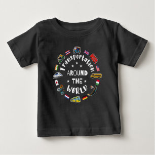 Verkehr auf der ganzen Welt Baby T-shirt