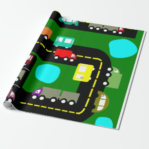 Verkehr Geschenkpapier