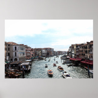 Verkehr in Venedig Poster