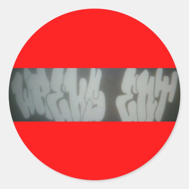 VERKEHR RUNDER AUFKLEBER (Vorderseite)