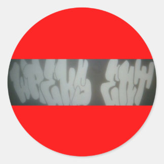 VERKEHR RUNDER AUFKLEBER