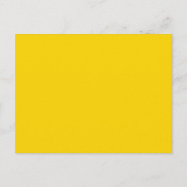 Verkehrsgelb Postkarte (Vorderseite)