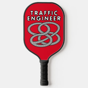 Verkehrsingenieur Autobahnkreuz Pickleball Schläger