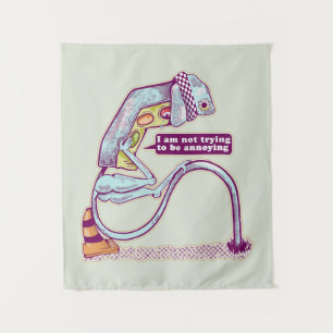 Verkehrsleichter sieht traurig aus wandteppich