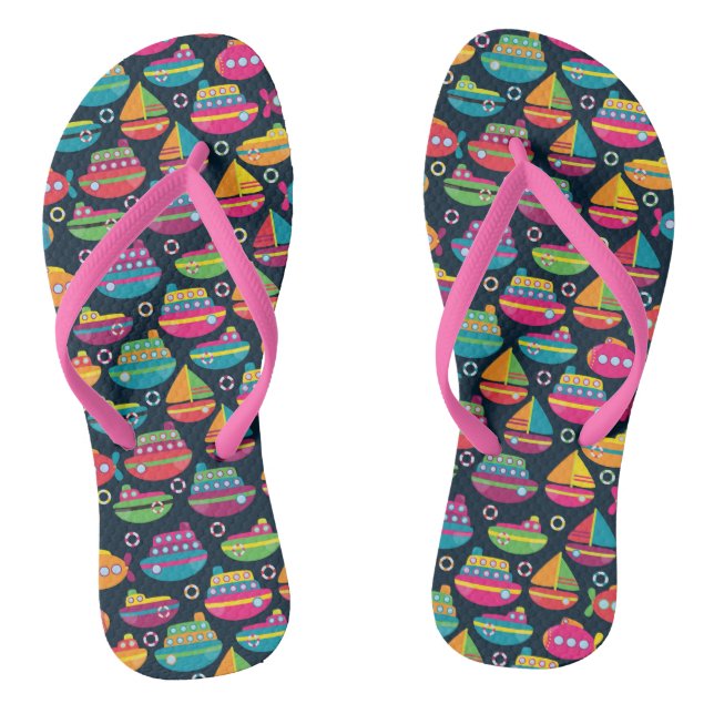 Verkehrsmuster Flip Flops (Fußbett)