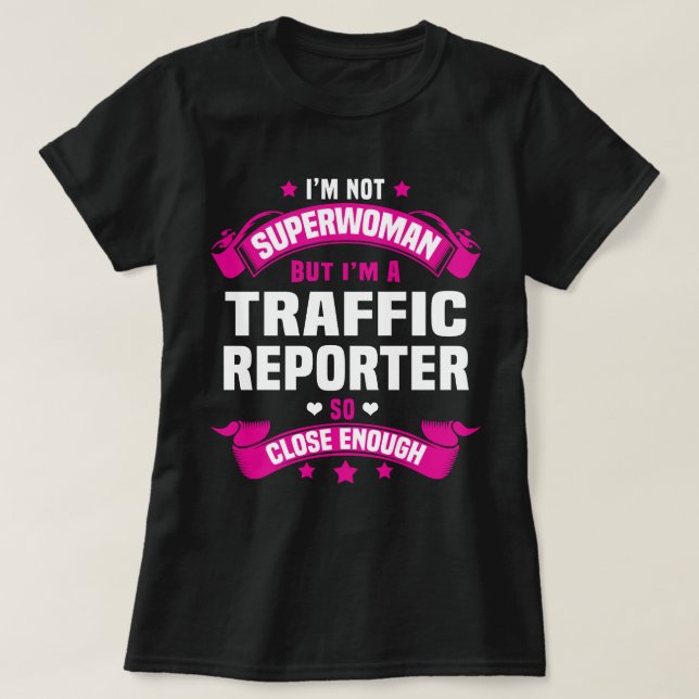 Verkehrsreporter T-Shirt (Design vorne)