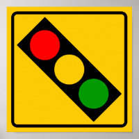 Verkehrsschild an der Autobahn