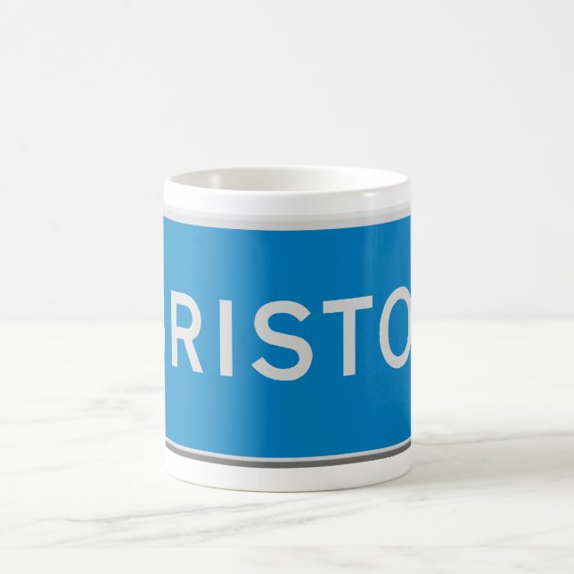 Verkehrsschild Bristol Kaffeetasse (Mittel)