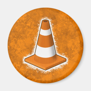 Verkehrssicherheits-Kegel-Spritzer Magnet