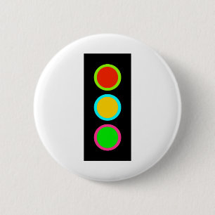 Verkehrssignal Stopp-Caution-Go Mod Stopp Light Fu Button