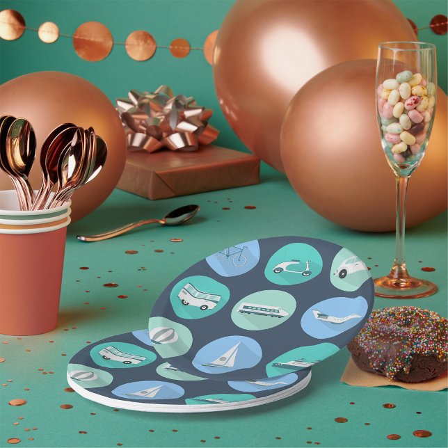 Verkehrssymbole Papier Teller (Von Creator hochgeladen)