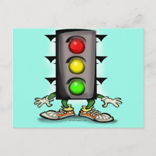 Verkehrsvergnügen Postkarte