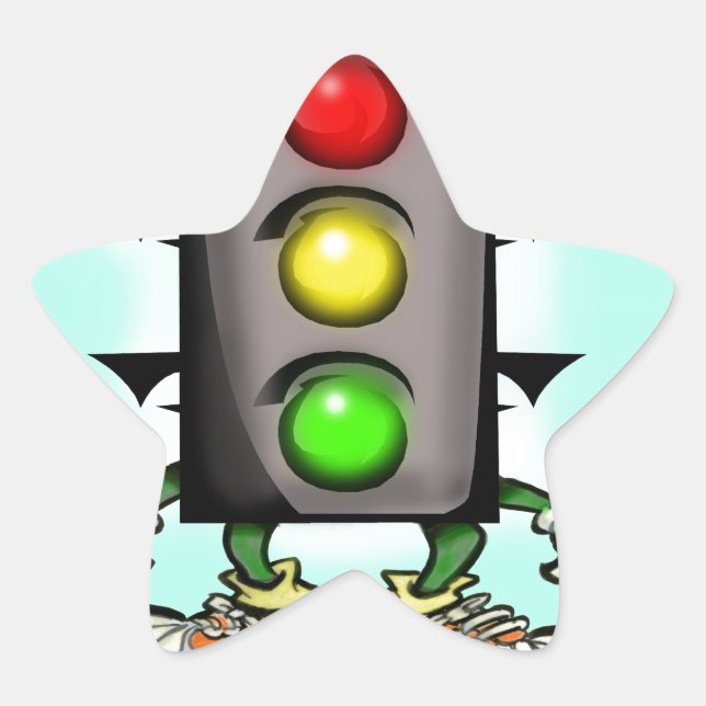 Verkehrsvergnügen Stern-Aufkleber (Vorderseite)