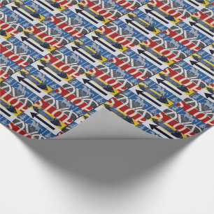 Verkehrszeichen Geschenkpapier