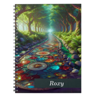 verkettetes Glas-Road-Notebook Notizblock