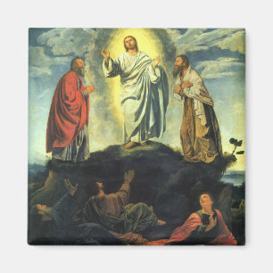 Verklärung Christi von Giovanni Girolamo Savoldo Magnet