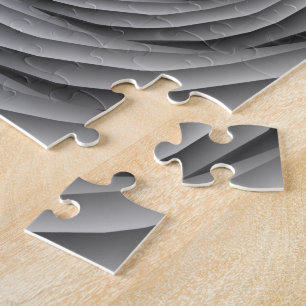 Verkleidete Kabel in Schwarz-Weiß-Puzzle Puzzle