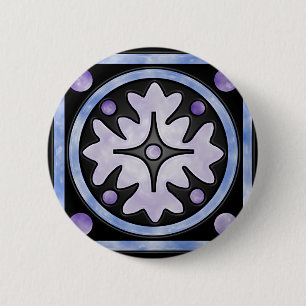 verkleidetes Hartglas Button