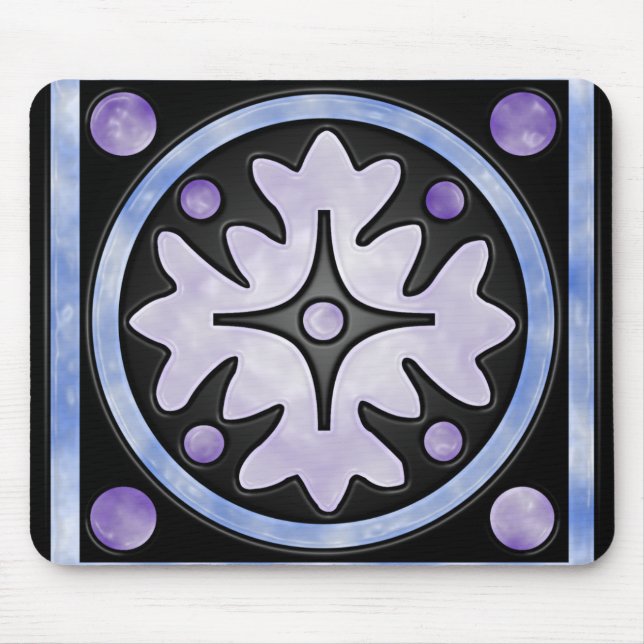verkleidetes Hartglas Mousepad (Vorne)