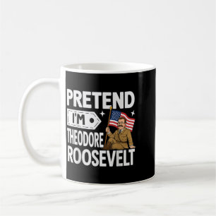 Verkleidung als Theodore Roosevelt Halloween Kaffeetasse