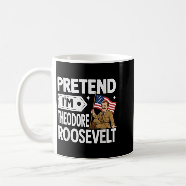 Verkleidung als Theodore Roosevelt Halloween Kaffeetasse (Links)