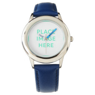 Verkleidung mit blauen Zahlen Beobachten Armbanduhr