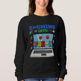 Verkleinerung in Pre-K Virtual Zurück zur Schule v Sweatshirt
